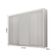 Guarda-roupa Casal 100% Mdf 3 Portas 4 Gavetas Com 3 Espelhos Milano Leifer Móveis Branco