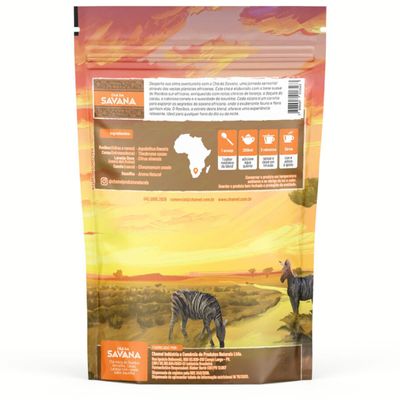 Chá da Savana (Chá misto de Rooibos,Cacau,Laranja e Canela, c/aroma Baunilha) 3 Pacotes c/50gr