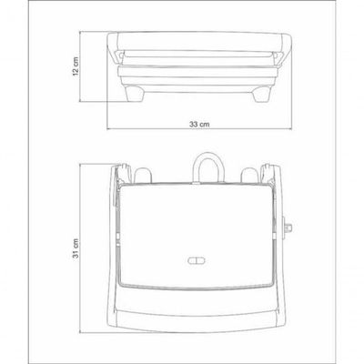 Sanduicheira Tramontina By Breville Express Chapa Flutuante 220 V
