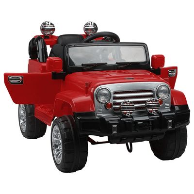 Jipe Elétrico Infantil Trilha 12V Vermelho Bel Único / 12V