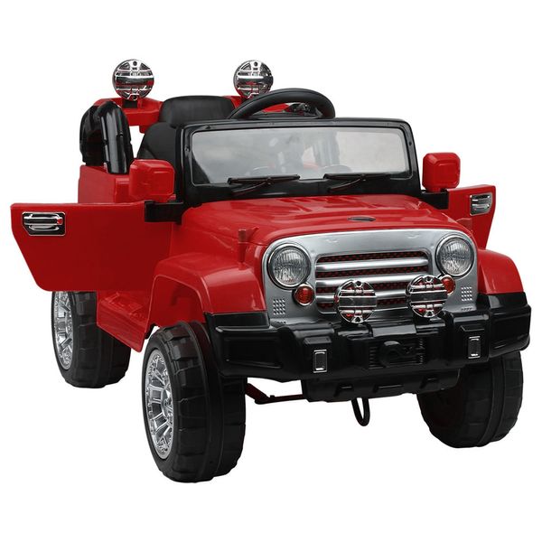 Jipe Elétrico Infantil Trilha 12V Vermelho Bel Único / 12V