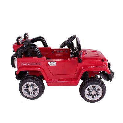 Jipe Elétrico Infantil Trilha 12V Vermelho Bel Único / 12V