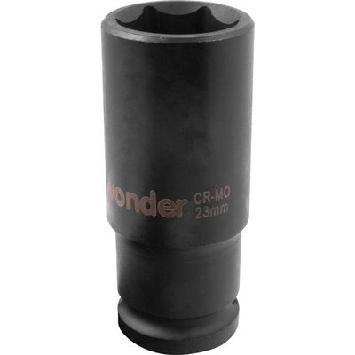 Soquete Sextavado De Impacto Longo Encaixe 1-2" 23mm Vonder