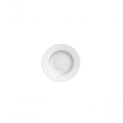 Prato Sobremesa Tramontina Elena Em Porcelana 21cm