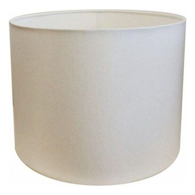 Cúpula Abajur E Luminária Cilíndrica Vivare Cp-7017 ø40x21cm - Bocal Nacional Branco