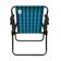 Kit 2 Cadeira de Praia Varanda Xadrez em Aço 110 kg Azul Mor