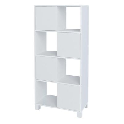 Estante Home 4 Portas 4 Nichos Mobile Wally Branco - Artany