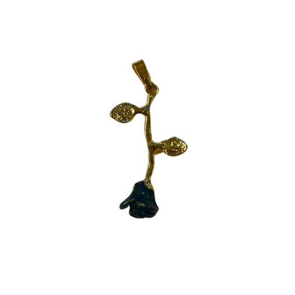 Pingente Feminino Pomba Gira Rosa Negra 3,5 Dourado Pingente Feminino Pomba Gira Rosa Negra 3,5 Dourado