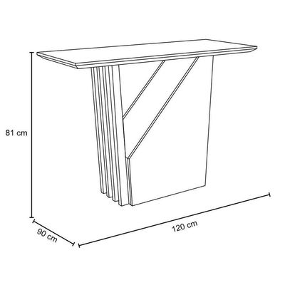 Mesa De Jantar 4 Lugares 120cm Venetti N02 Ypê/off White