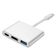 Adaptador Conversor Type-C 3.1 Para Usb 3.1 Usb 3.0 e Hdmi 4K (3x1)