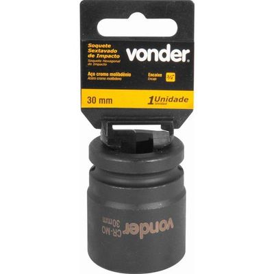 Soquete Sextavado De Impacto Encaixe 3-4" 30mm Vonder