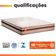 Cama Box Baú Casal Molas Ensacadas Bali 138x188x63cm Bege