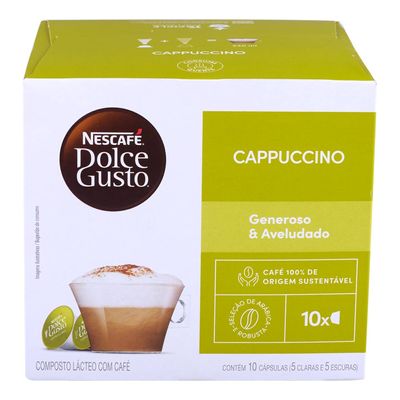 Cápsulas Nescafé Dolce Gusto Cappuccino 10 Unidades 117g
