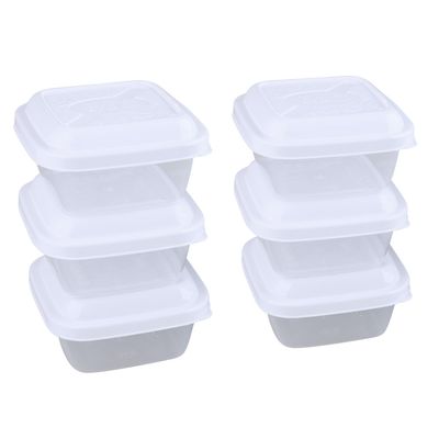 Conjunto de Potes Plásticos Mb Everyday com 6 Peças 220ml - Item Sortido