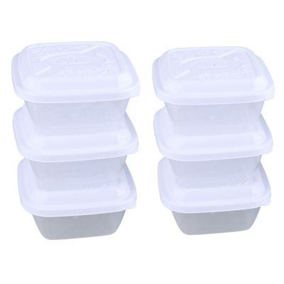 Conjunto de Potes Plásticos Mb Everyday com 6 Peças 400ml - Item Sortido