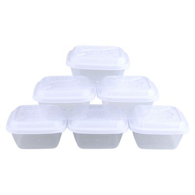Conjunto de Potes Plásticos Mb Everyday com 6 Peças 400ml - Item Sortido