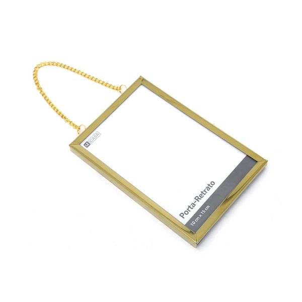 Moldura Le 15,4x10,4cm com Corrente Moldura Le 15,4x10,4cm com Corrente