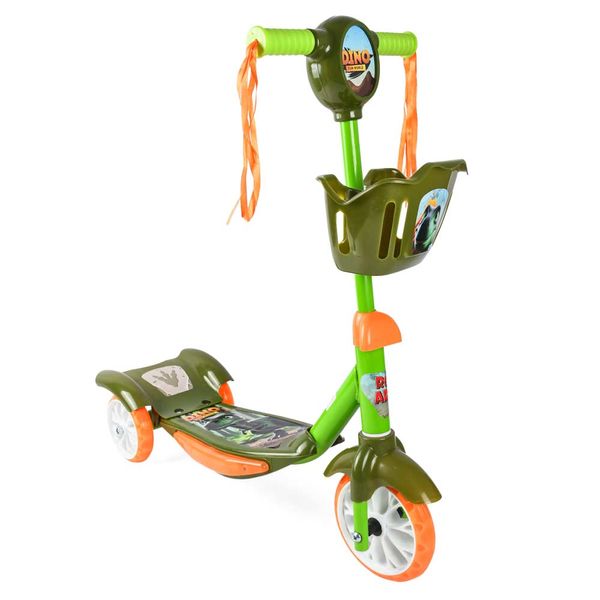Patinete 3 Rodas c/ Cesta Verde CV192314
