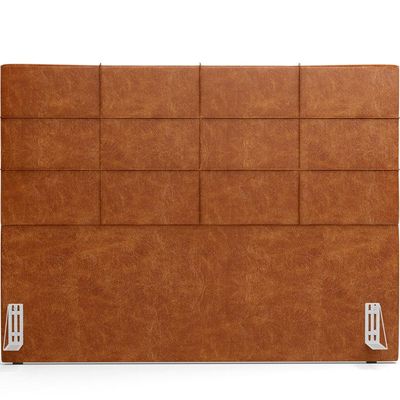 Cabeceira Cama Box Casal King 195 cm Roma W01 Couríssimo Camel - Lyam