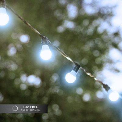 Kit 30 Lâmpadas Led Bolinha Tkl 4,9w Taschibra E27 Bivolt 6500k Frio