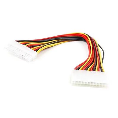 Cabo Extensor ATX 24 Pinos macho e femea RGB 30cm para Fonte
