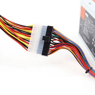 Cabo Extensor ATX 24 Pinos macho e femea RGB 30cm para Fonte