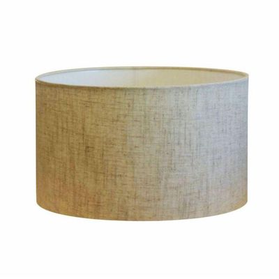 Cúpula Abajur Cilíndrica Cp-7024 ø50x25cm Rustico Bege