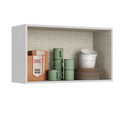 Armário Aéreo Basculante Leticia 80cm 1 Porta THB Branco