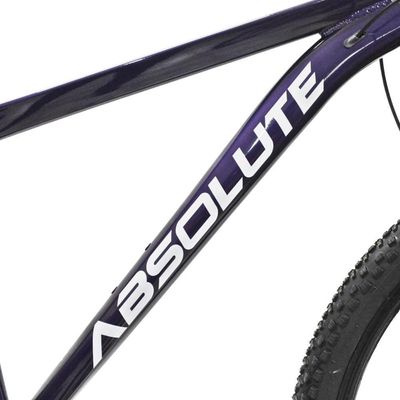 Bicicleta Aro 29 Absolute 21 Marchas Quadro Alumínio Freio A Disco Mtb - Azul Mar - 19 Azul Mar