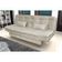 Sofá Cama 3 Lugares Com Pillow Reclinável 190 Larg Salomé Matrix Suede Bege