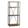 Estante Baviera 3 Prateleiras Grafite Rustic Brown Gran Belo