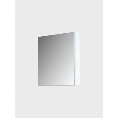 Armário Para Banheiro Com Espelho 60cm Mdf Branco - On Móveis