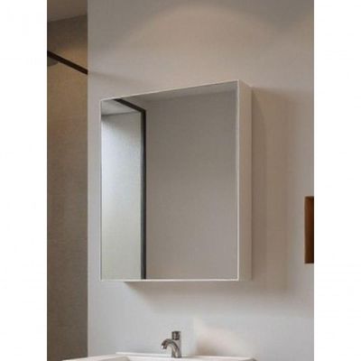 Armário Para Banheiro Com Espelho 60cm Mdf Branco - On Móveis
