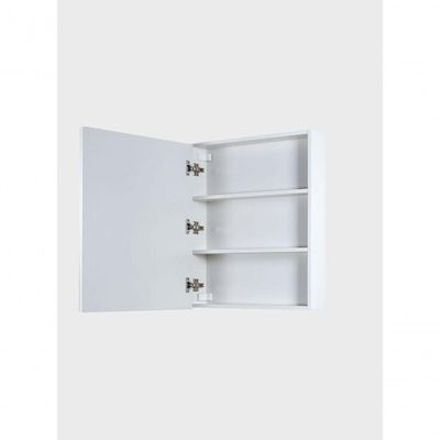 Armário Para Banheiro Com Espelho 60cm Mdf Branco - On Móveis