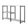Aparador Industrial Artesania Preto E Branco 120cm