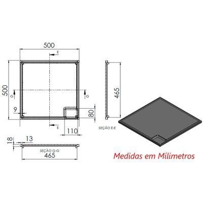 Chapa Bifeteira Lisa Fogão Industrial Sobrepor Ferro 50x50cm