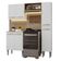 Armário De Cozinha Compacta 156 Cm Branco Emilly Madesa 02