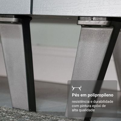 Armário De Cozinha Compacta 180 Cm Cinza Nice Madesa 02