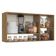 Armário Aéreo Leticia 120cm 2 Portas THB Nature/Offwhite