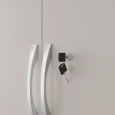 Armário Multiuso 2 Portas Notável - NT4020 Freijo/Offwhite