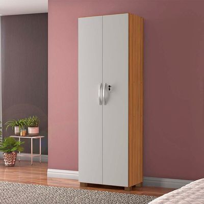 Armário Multiuso 2 Portas Notável - NT4020 Freijo/Offwhite