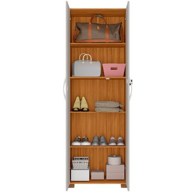 Armário Multiuso 2 Portas Notável - NT4020 Freijo/Offwhite
