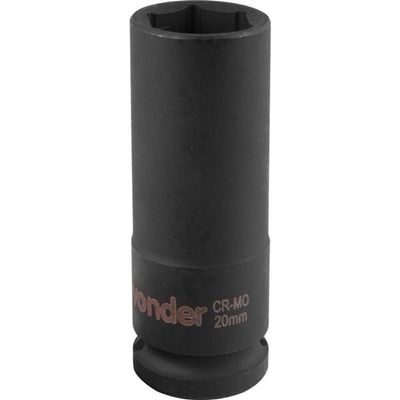 Soquete Sextavado De Impacto Longo Encaixe 1-2" 20mm Vonder