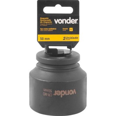 Soquete Sextavado De Impacto Enc 3-4 50mm Aço Cromo Vonder