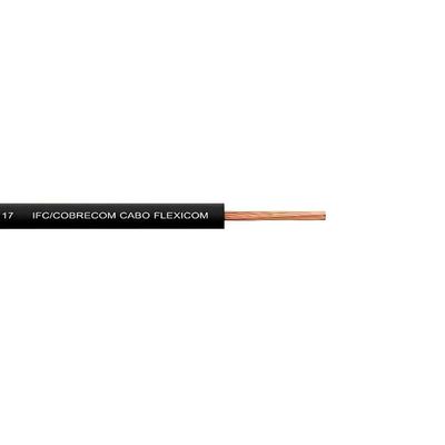 Cabo Flexicom Preto De Cobre 750 Volts Com 100 Metros 6,0mm - 1150704401 - Cobrecom