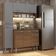 Armário De Cozinha Compacta 137 Cm Rustic-cinza Emilly Madesa 012