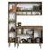 Armário De Cozinha Compacta 137 Cm Rustic-cinza Emilly Madesa 012
