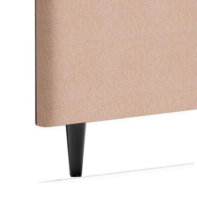 Cabeceira Piave Veluto Bege Casal (8x140x120) - Ortobom