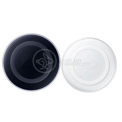 Base Carregador Wireless De Mesa Carregador Sem Fio Preto