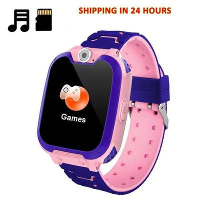 Smartwatch Infantil Smartch Mtk6261d à Prova D'água Azul Claro Edição Padrão